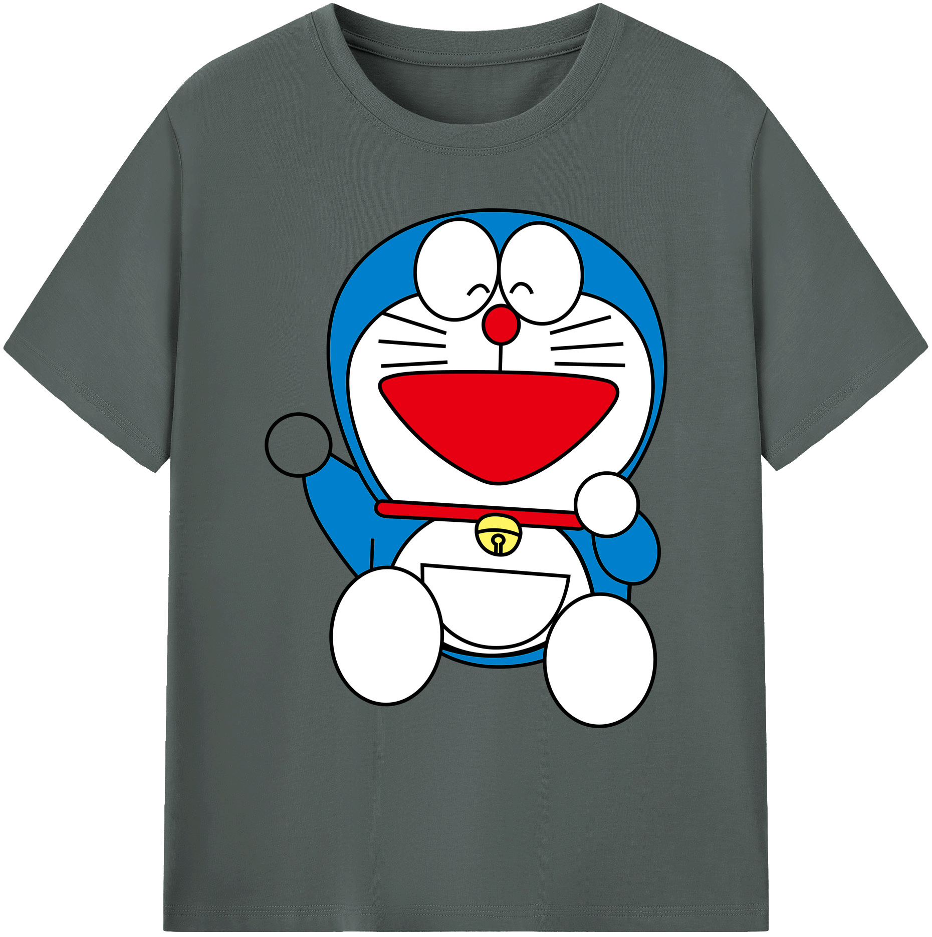 （画像用） ドラえもん Doraemon 綿100％ メンズ半袖Tシャツ｜肌触りやわらか＆通気性